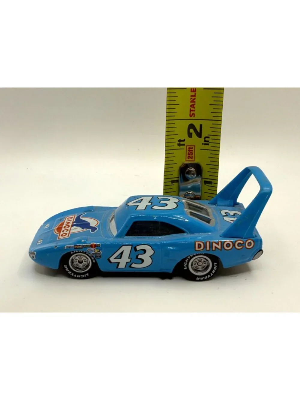 Mattel Disney Pixar Cars Dinoco Blue The King #43 Plymouth Superbird Diecast